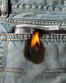 Money burning a hole
